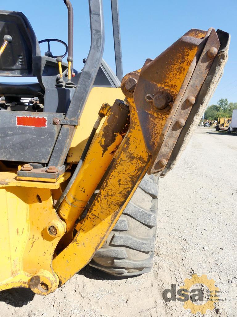 1988 Deere 410C Loader Backhoe, S/N T0410CB750359, Canopy, Turbo, Meter Reads 8,283 Hours