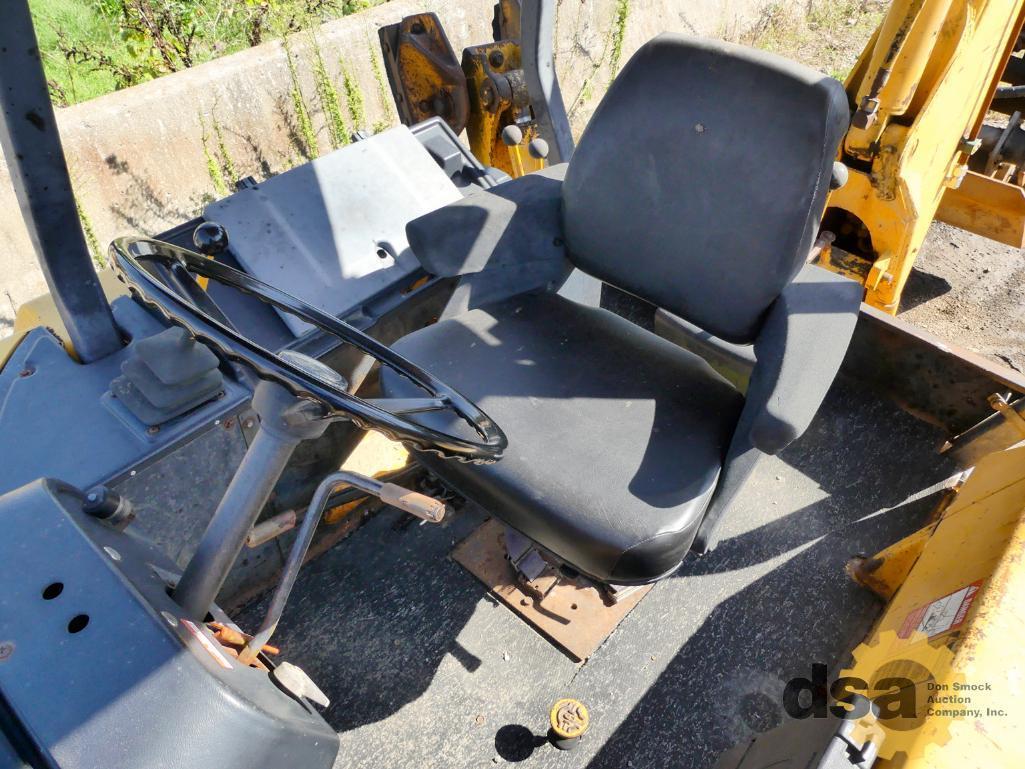 1988 Deere 410C Loader Backhoe, S/N T0410CB750359, Canopy, Turbo, Meter Reads 8,283 Hours