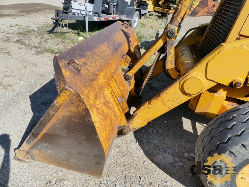 1988 Deere 410C Loader Backhoe, S/N T0410CB750359, Canopy, Turbo, Meter Reads 8,283 Hours