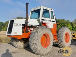 1974 Case 2470 Traction King Ag Tractor, S/N 8762139, Meter Reads 5,703 Hours, Cab, Heat, Air Condit