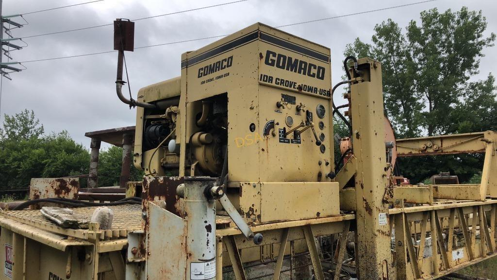 Gomaco C650 Concrete Finisher, S/N 74PAV-10, Diesel