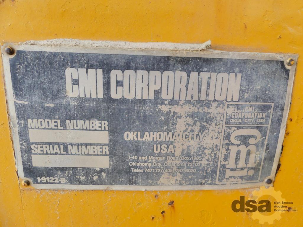 1974 CMI TR 225 Asphalt Trimmer Reclaimer, S/N 44-256, Diesel, Meter Reads 1,175 Hours