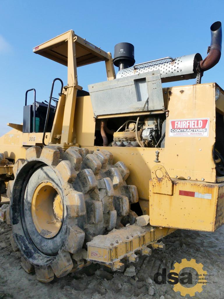 1989 Dynapac CT25 Compactor, S/N 700B734, Diesel, Vibratory, 42" Sheepsfoot Drum, Meter Reads 1,762