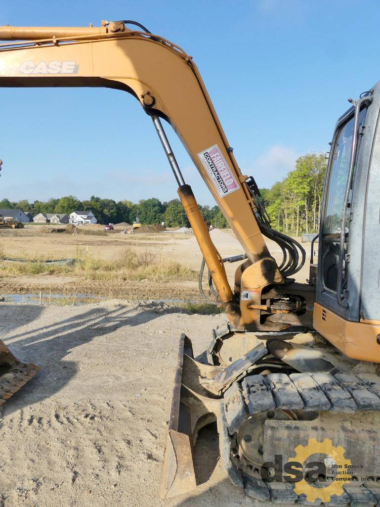 2008 Case CX80 Excavator, S/N DAC080K3N8SLB7125, Meter Reads 5,819 Hours, Cab, Heat, Quick Coupler,