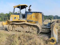 2012 Deere 750K Crawler Tractor, S/N TO750KXCCE220158, Meter Reads 3859 Hours, Canopy, Ripper