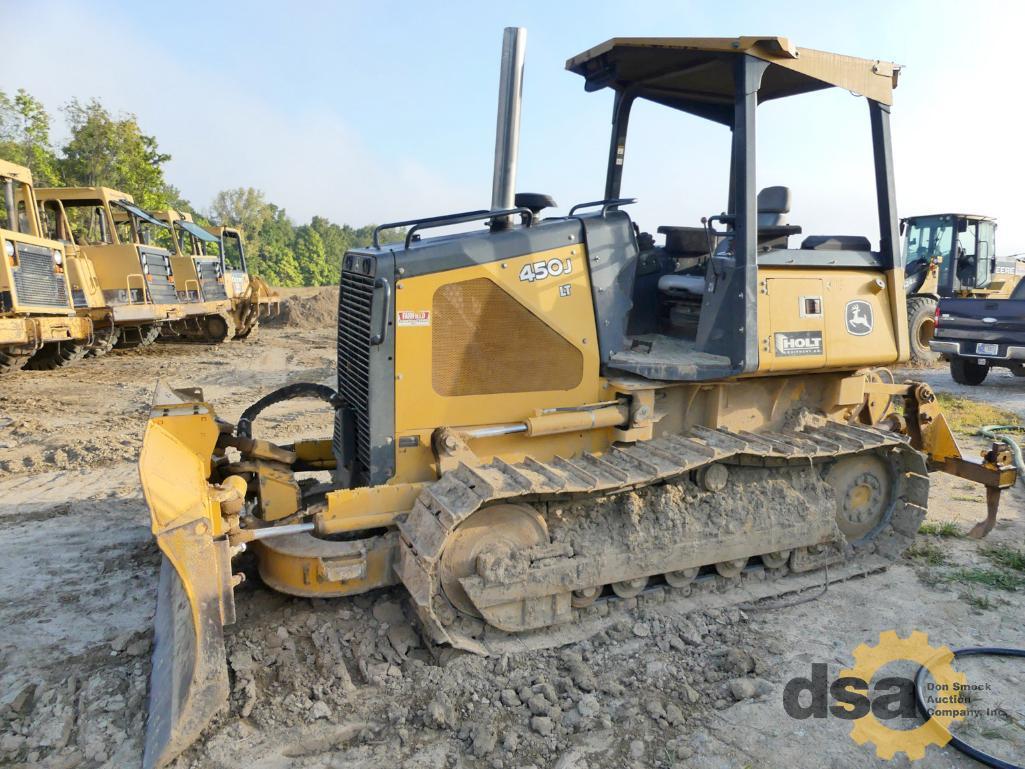 2007 Deere 450J Crawler Tractor, S/N TO450JX154416, Meter Reads 7,952 Hours, Canopy, Ripper, 6-Way B