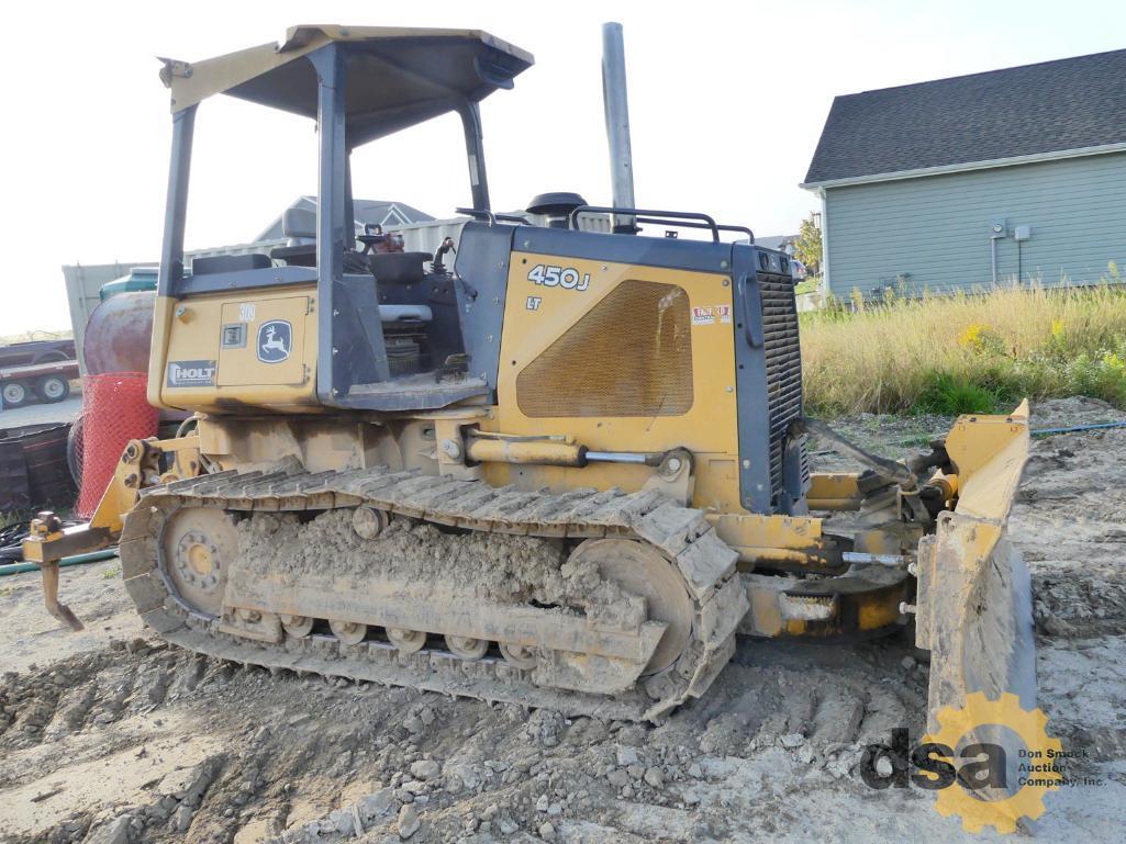 2007 Deere 450J Crawler Tractor, S/N TO450JX154416, Meter Reads 7,952 Hours, Canopy, Ripper, 6-Way B