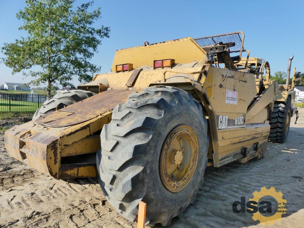 1998 CAT 613C Scraper, S/N 8LJ01644/98224917, Canopy, Self Loader, Meter Reads 4,939 Hours