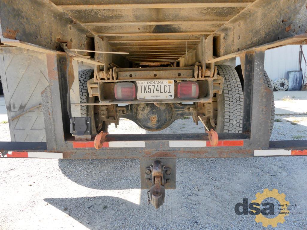 1990 International 4700 Flat Bed Dump Truck, VIN# 1HTSCNEPXLH288542, Cummins 5.9L Diesel, 6 Speed Tr