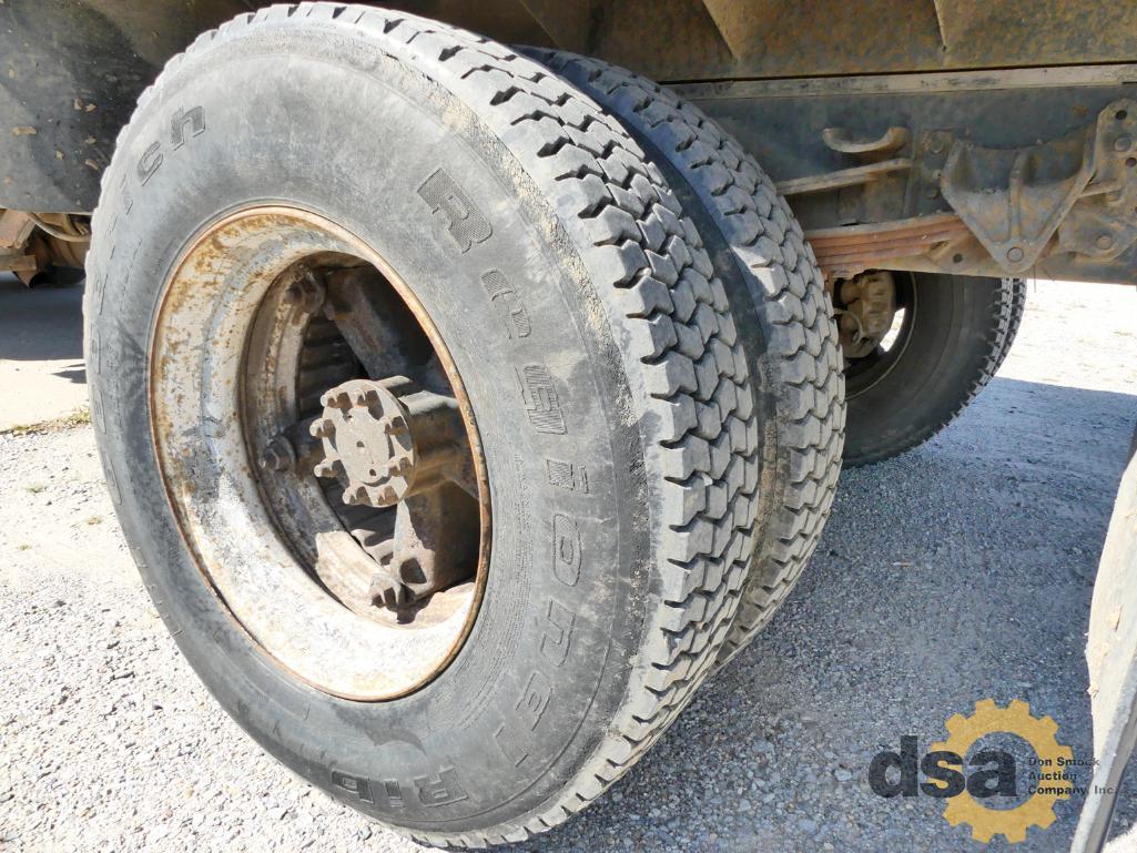 1990 International 4700 Flat Bed Dump Truck, VIN# 1HTSCNEPXLH288542, Cummins 5.9L Diesel, 6 Speed Tr