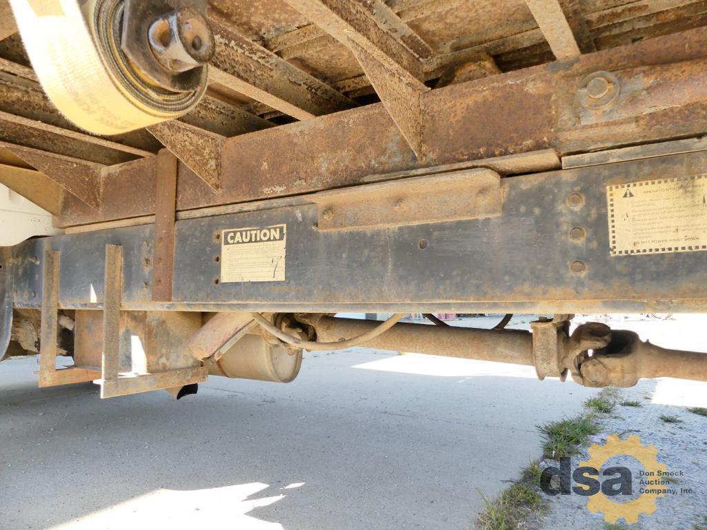 1990 International 4700 Flat Bed Dump Truck, VIN# 1HTSCNEPXLH288542, Cummins 5.9L Diesel, 6 Speed Tr