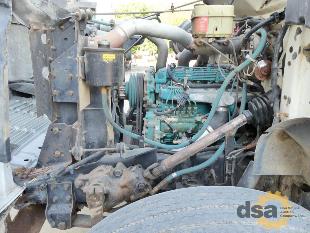 1990 International 4700 Flat Bed Dump Truck, VIN# 1HTSCNEPXLH288542, Cummins 5.9L Diesel, 6 Speed Tr