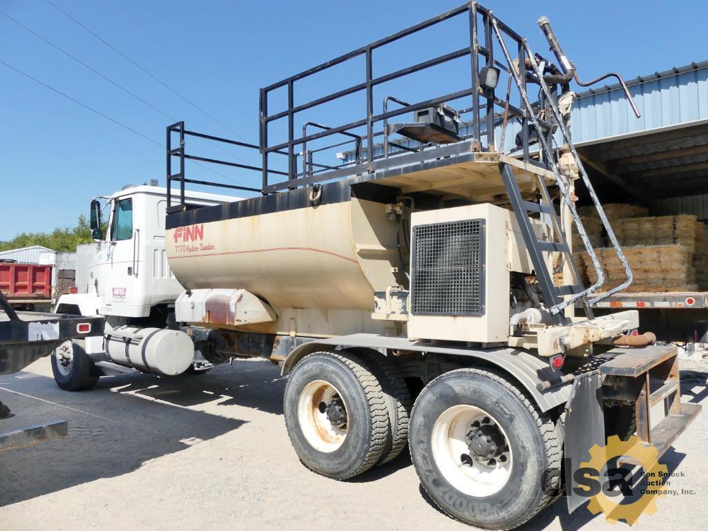 2000 Volvo ACL Autocar Hydro Seeder Truck, VIN# 4V5SC2UF6YN521104, Cummins 10.8L Diesel, Manual Tran