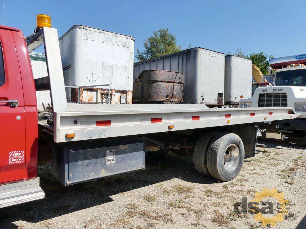 1995 Ford F450 Super Duty Rollback Truck, VIN# 1FDLF47F0SEA12213, 7.3L V8 Power Stroke Diesel, 5 Spe