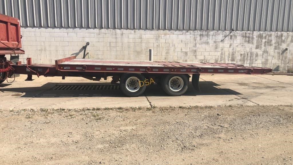 1997 Dynaweld 20 Ton Tilt Top Trailer, VIN# 4U161AEXXV1X34238, New Paint in 2010, 16', Tandem Axle,