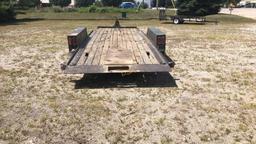 2008 Towmaster T-14 Tilt Top Trailer, VIN# 4KNTT162X8L163503, 9 Ton, 16' Tilt Deck, 4' Non Tilt Deck