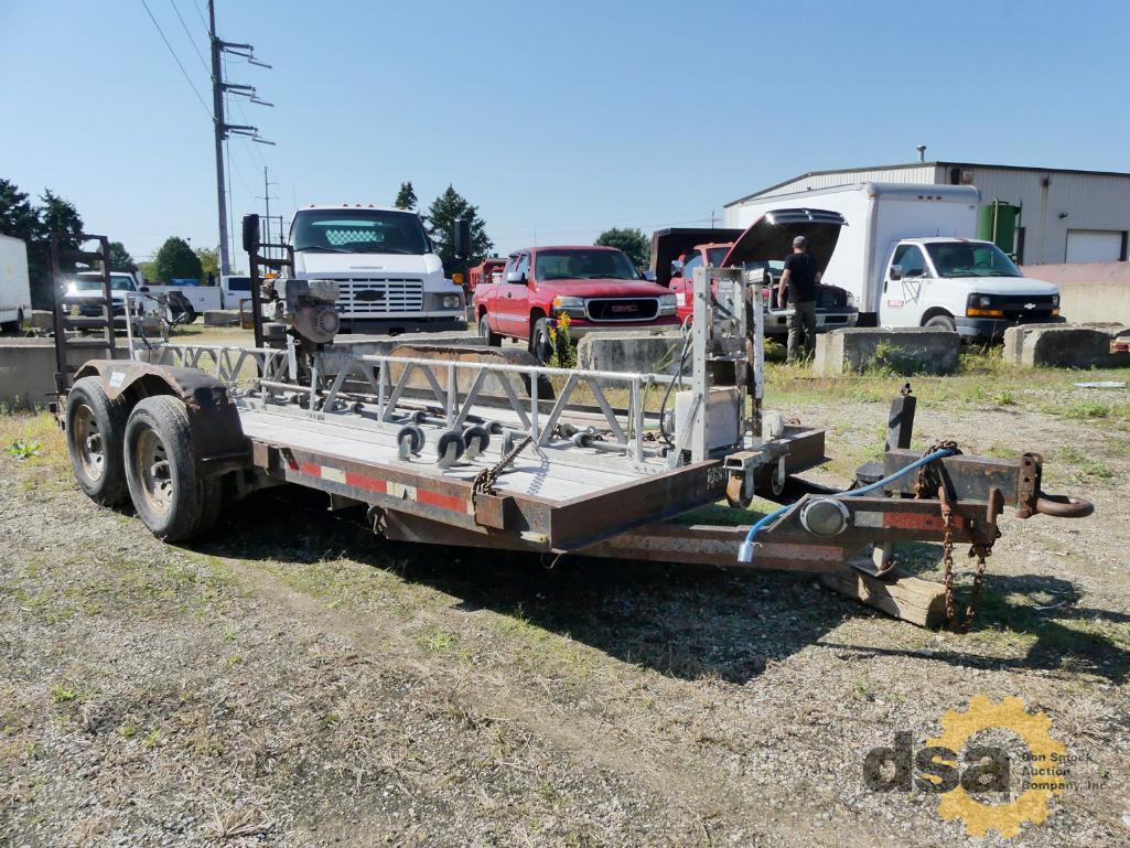 1995 Cronkhite 14' Tag Trailer, VIN# 473251921T1110475, 4 Ton, Tandem Axle