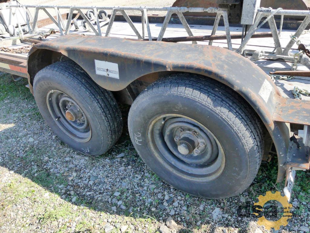 1995 Cronkhite 14' Tag Trailer, VIN# 473251921T1110475, 4 Ton, Tandem Axle