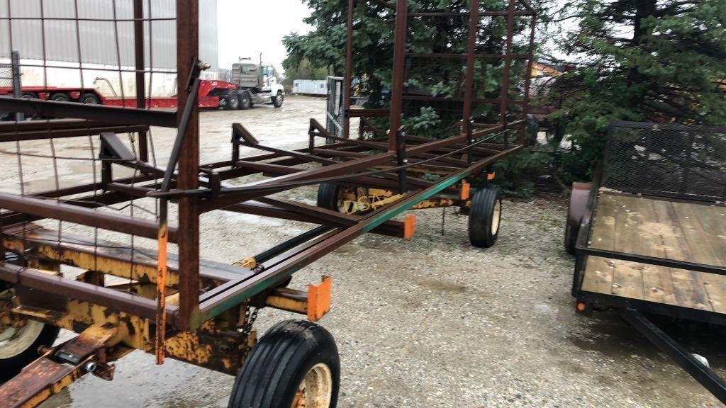 Fabricated Pipe Wagon Dispenses 1 Pipe At a Time