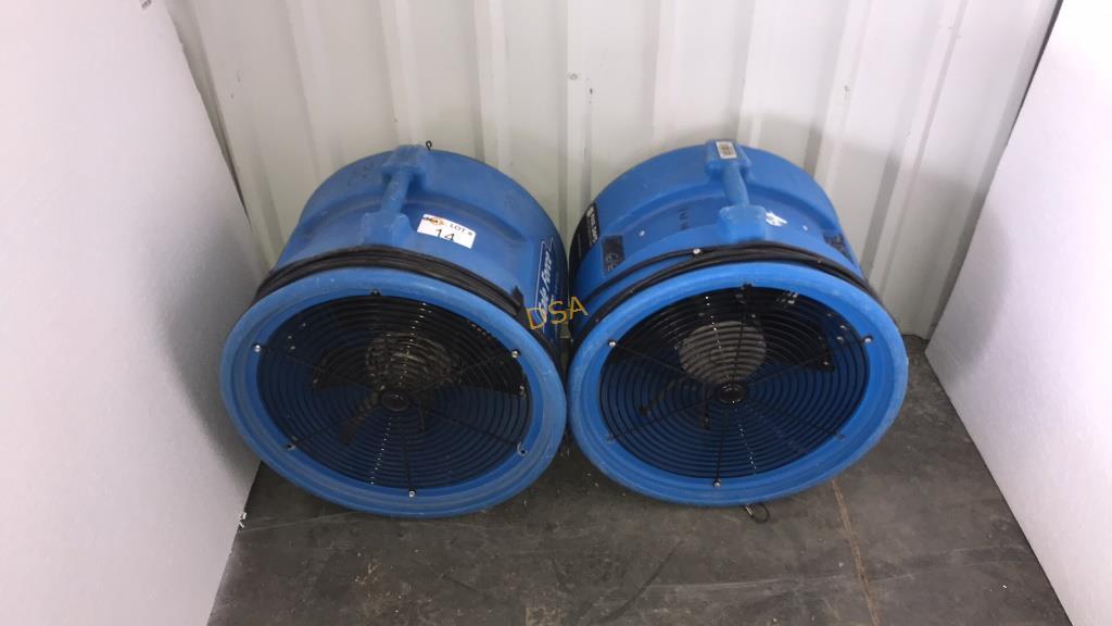 (2) Dry Air Gale Force Axial Air Movers,