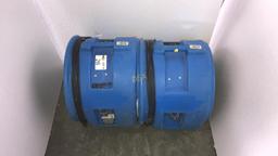 (2) Dry Air Gale Force Axial Air Movers,