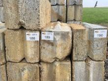 8-24"X24"X6' Stackable Concrete Barrier Blocks