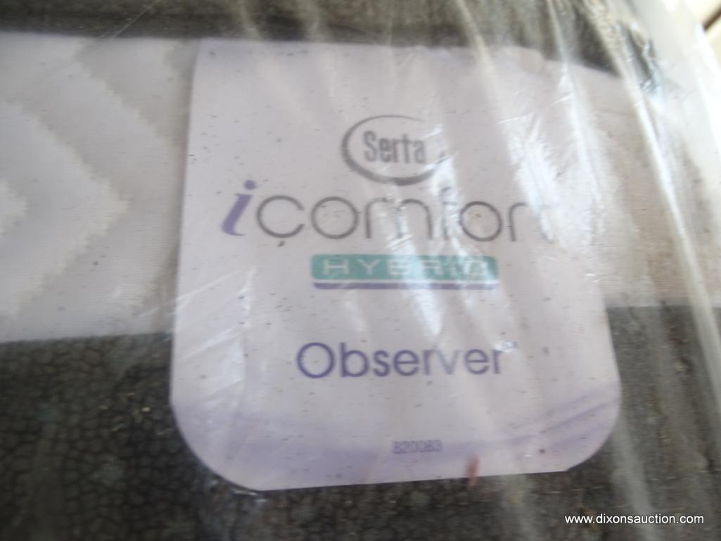 NEW SERTA KING SIZE ICOMFORT HYBRID OBSERVER SERIES MATTRESS & SPLIT BOX SPRING SET. (THIS ITEM IS