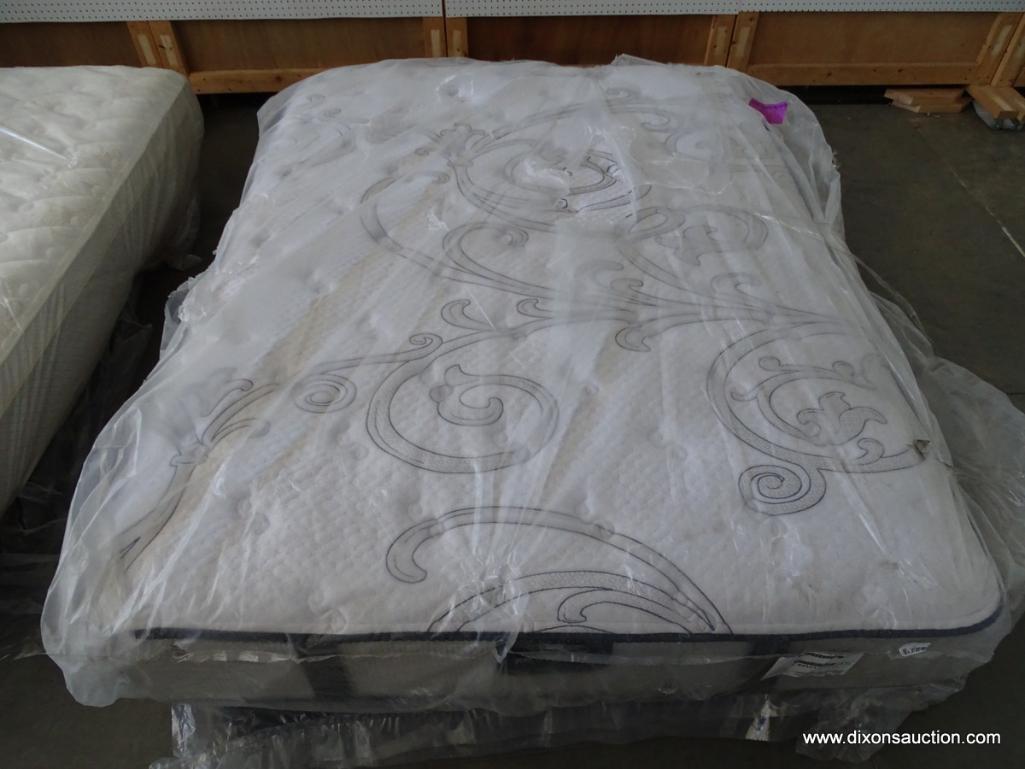 NEW SERTA QUEEN SIZE PERFECT SLEEPER LEVERTON SERIES MATTRESS & BOX SPRING SET. (THIS ITEM IS