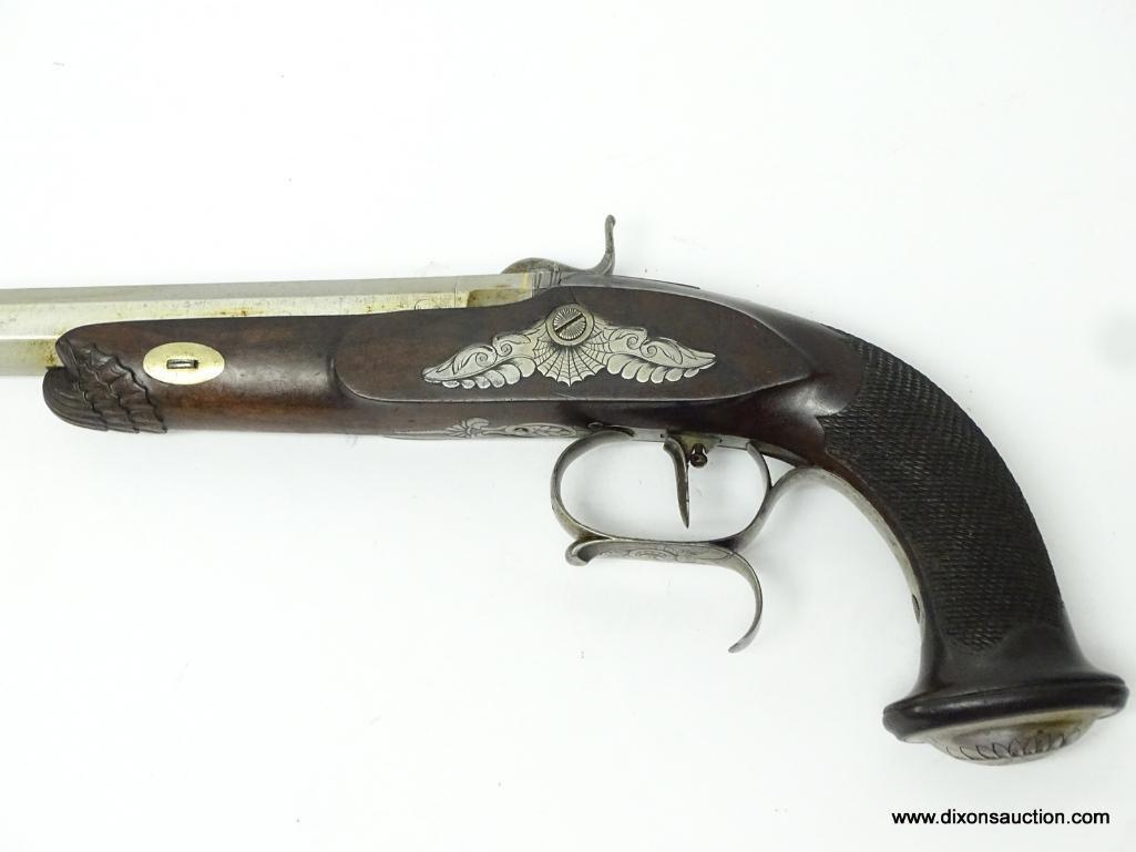 (SC) CASED PAIR OF FRENCH .50 CAL. DUELING PISTOLS BY F.P. PERIN LEPAGE CIRCA 1835. COMPLETE WITH