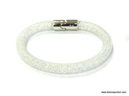 WHITE SWAROVSKI CRYSTAL BRACELET