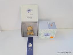 LLADRO TEDDY BEAR. ITEM# 06344. 2.5" TALL. IN THE ORIGINAL BOX WITH OUTER SLEEVE.