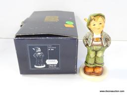 HUMMEL EXCLUSIVE EDITION FIGURINE WITH COA. HELLO WORLD. 5 3/8" TALL. HUM 429 # 399. IN THE ORIGINAL