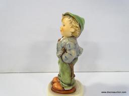HUMMEL EXCLUSIVE EDITION FIGURINE WITH COA. HELLO WORLD. 5 3/8" TALL. HUM 429 # 399. IN THE ORIGINAL