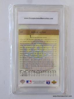 (SC) 1993 UPPER DECK DEREK JETER ROOKIE BASEBALL CARD (GRADED)