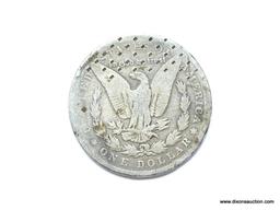 1897 O Morgan silver dollar 90% silver with unusual markings