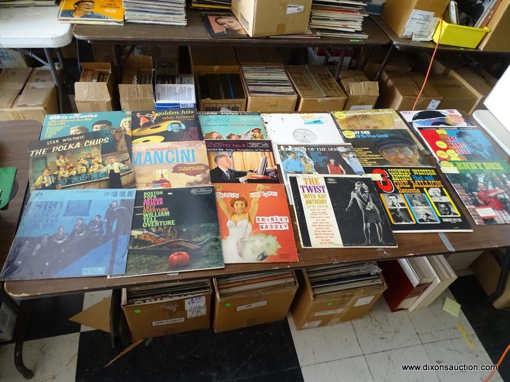 TOP SHELF RACK NUMBER 1. THE INK SPOT, BOOTS RANDOLPH, LOUIS ARMSTRONG, CANNONBALL ADDERLEY, BENNY
