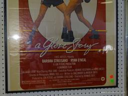 (WALL) BARBRA STREISAND "THE MAIN EVENT (A GLOVE STORY)" MOVIE POSTER. IN BLACK FRAME: 28"x40"