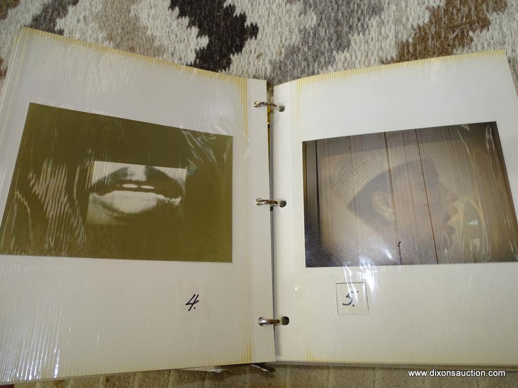 (WOOD SHELVES) SHELF LOT OF 10 BINDERS FILLED WITH VARIOUS DIANA ROSS PHOTOS. THESE WOULD BE AN
