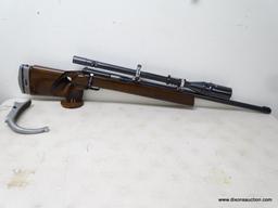 ANSCHUTZ MODEL 54 MATCH RIFLE #1413 .22 LR SINGLE SHOT. 26 INCH BULL BARREL. 1404 - 48 TRIGGER. WIDE