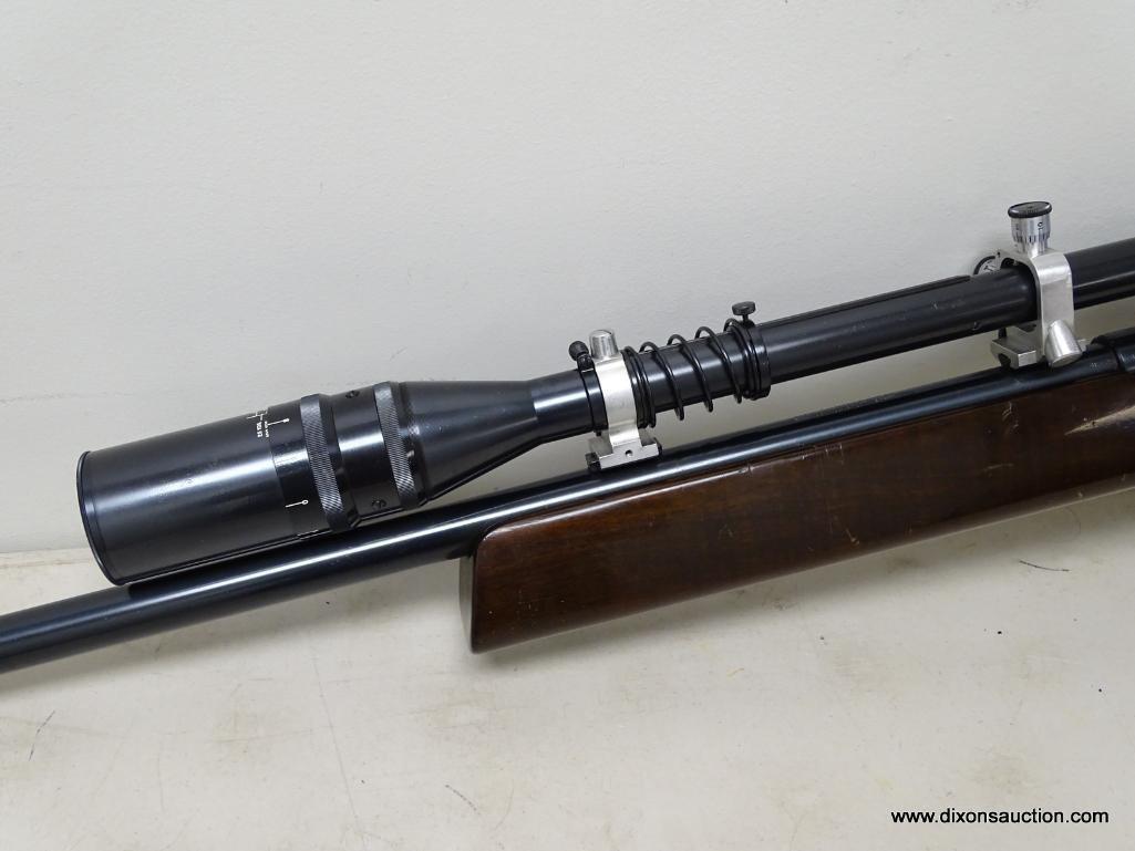 ANSCHUTZ MODEL 54 MATCH RIFLE #1413 .22 LR SINGLE SHOT. 26 INCH BULL BARREL. 1404 - 48 TRIGGER. WIDE