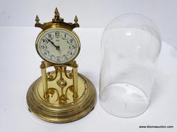 KUNDO 400 DAY ANNIVERSARY CLOCK WITH DOME. RETAIL PRICE $175. 11.5'' TALL 8'' WIDE