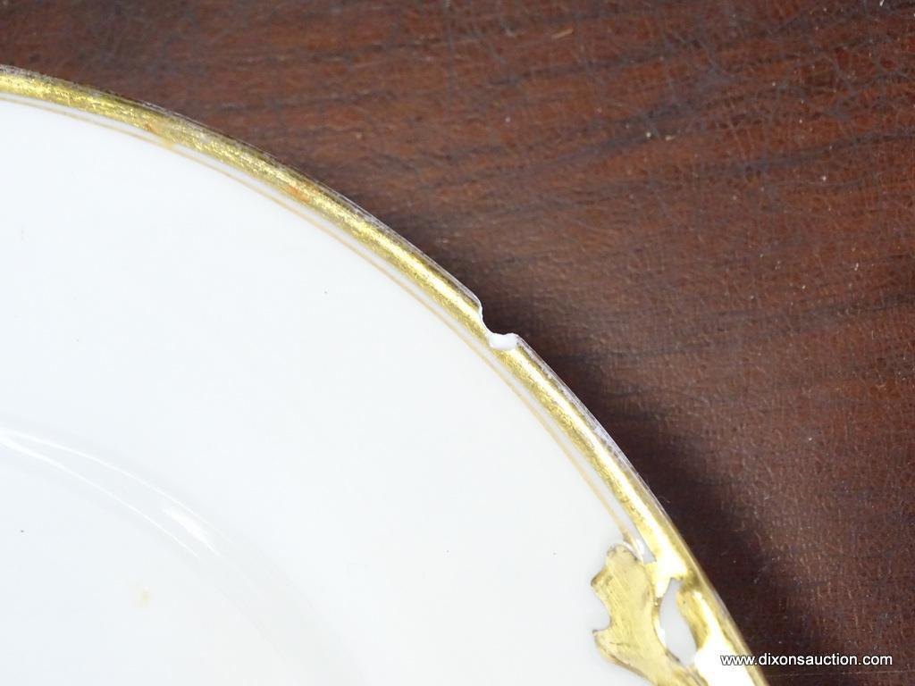 (A1) LIMOGES VINTAGE OVAL PLATTER WITH RIM CHIP. 13.5'' LONG