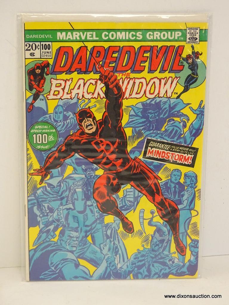 DAREDEVIL AND THE BLACK WIDOW ISSUE 100 1973 B&B VGC SPECIAL 100TH ISSUE