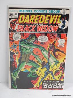 DAREDEVIL AND THE BLACK WIDOW ISSUE 98 1973 B&B VGC