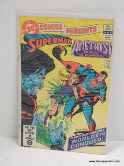 SUPERMAN AND AMETHYST PRINCESS OF GEMWORLD ISSUE NO. 63. 1983 B&B COVER PRICE $.60 VGC