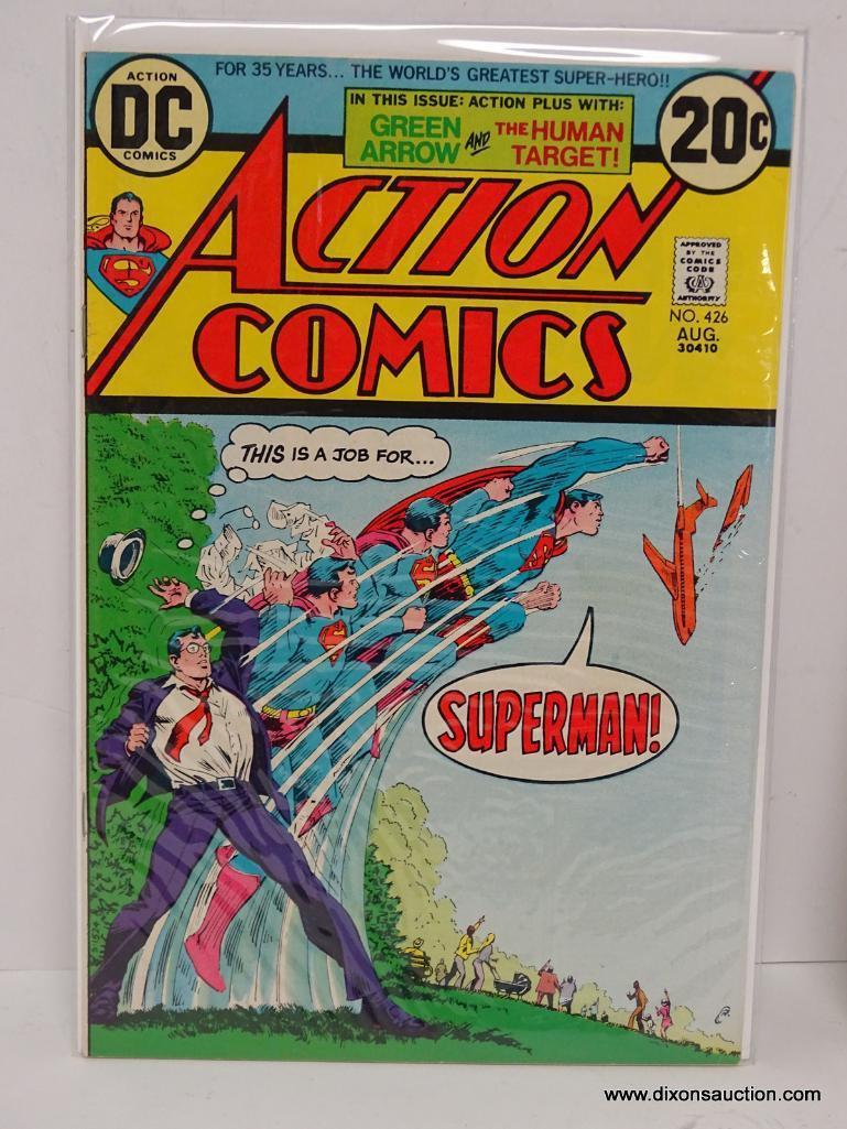 ACTION COMICS ISSUE NO. 426. 1973 B&B COVER PRICE $.20 VGC