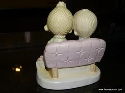 (LR) JONATHAN AND DAVID ENESCO FIGURINE "UNTO US A CHILD IS BORN" (1978).