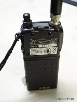 (B1) ICON IC - T7H FM TRANSCEIVER 12 7/8 IN TALL INCLUDING THE ANTENNA