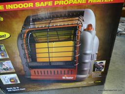 (R1) MR. HEATER BIG BUDDY PORTABLE INDOOR SAFE PROPANE HEATER. IN THE ORIGINAL BOX! RETAILS FOR $150