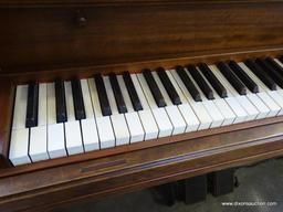 (R1) ANTIQUE AEOLIAN CO. NEW YORK, N.Y. MAHOGANY UPRIGHT DUO-ART PLAYER PIANO WITH IVORY KEYS. IN